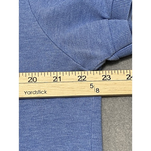 Lacoste Polo Shirt Men XL Blue Knit Golf Outdoor College Casual Preppy - Picture 4 of 7